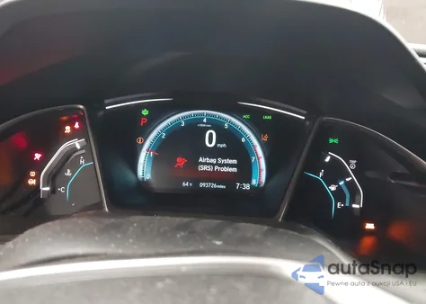 2016 Honda Civic Touring from USA, damaged, VIN 19XFC1F91GE219824